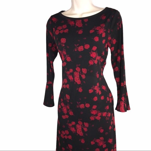 Michael Kors GORGEOUS Red Roses Dress - Picture 3 of 10